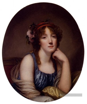  Artist Tableaux - Portrait d’une jeune femme dite à l’artiste Figure de la fille Jean Baptiste Greuze